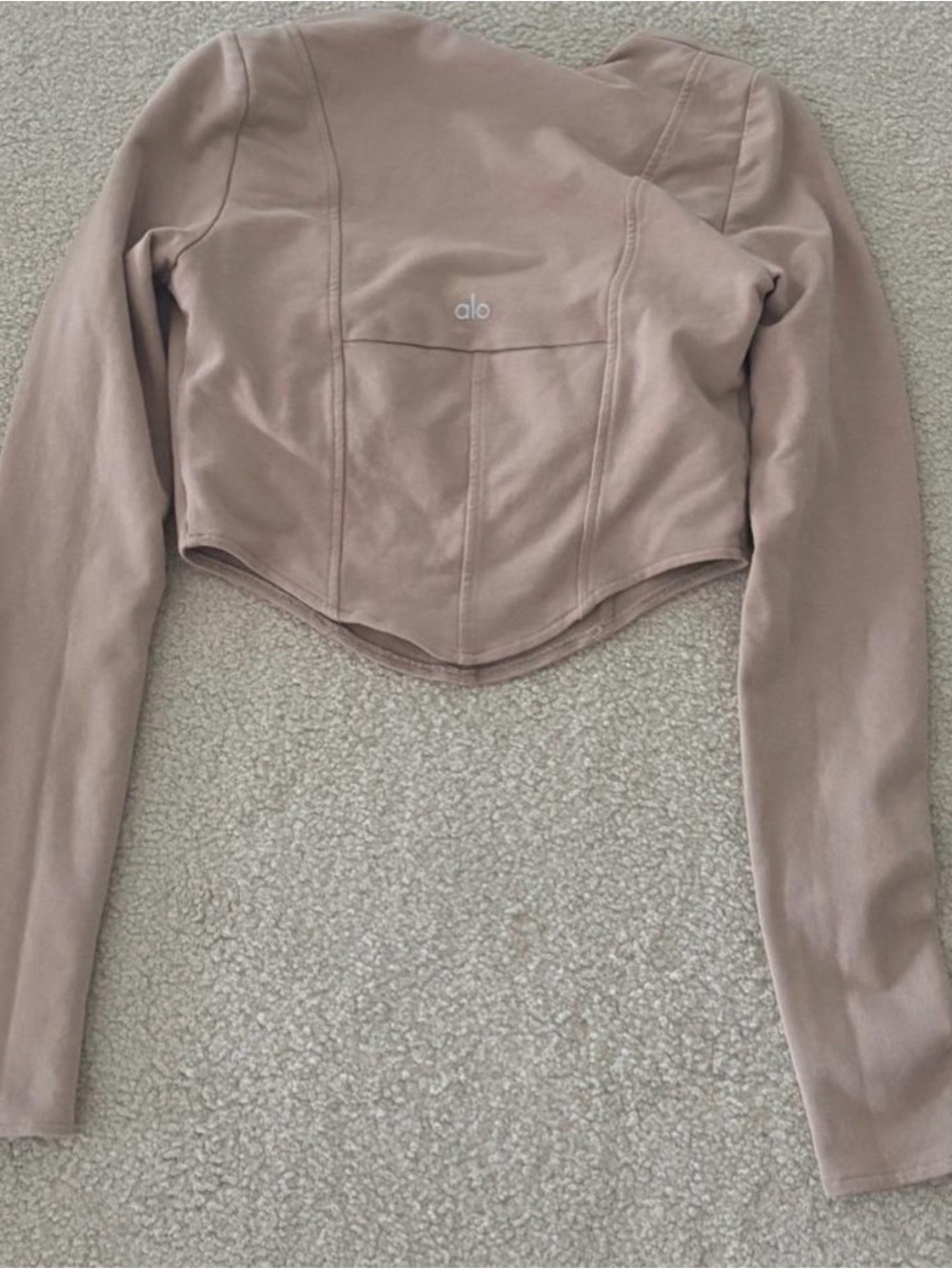 Alo yoga soft sculpt long sleeve top